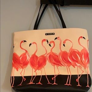 Kate Spade Flamingo Bon Shopper Tote